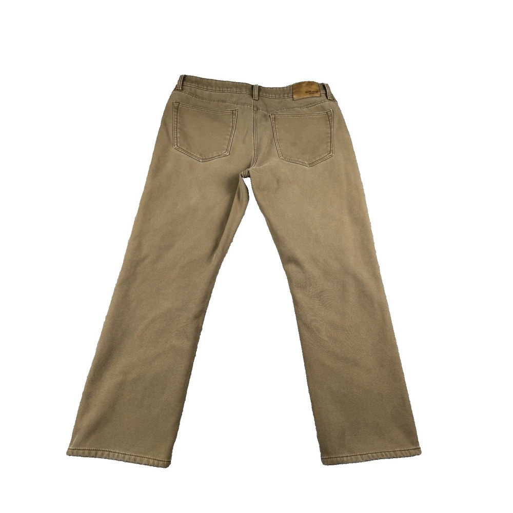 Weatherproof Vintage Men's Fleece Lined Tan Jeans Size 38x30 - Picture 2 of 11